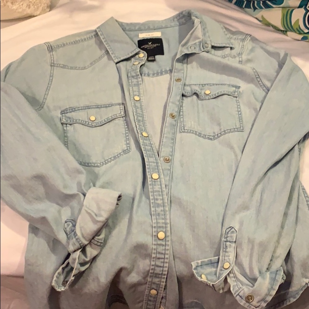 American Eagle Jean Shirt
